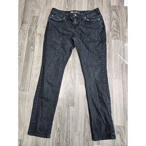 (3/$35) Mossimo Jeans Womens 8 Short Dark Wash Skinny Premium Denim Fit 4